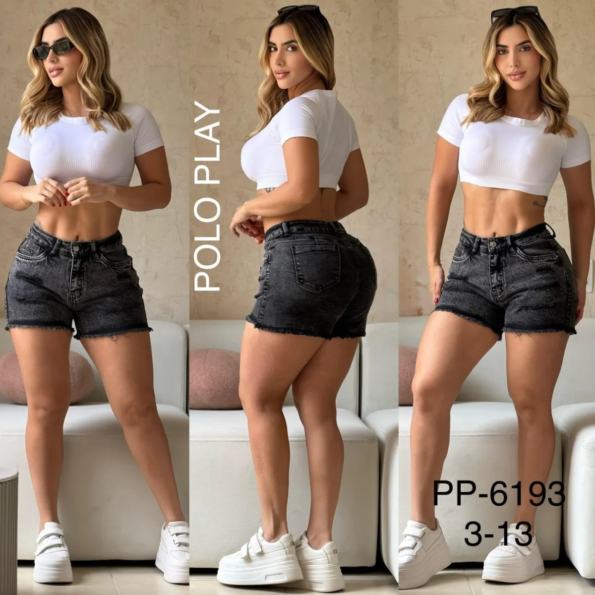 Short Humo Polo Desmechado