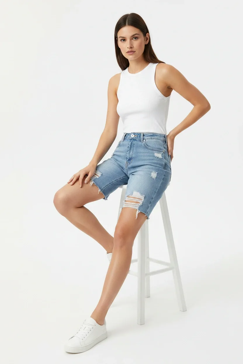 Short Media Pierna Plus 3